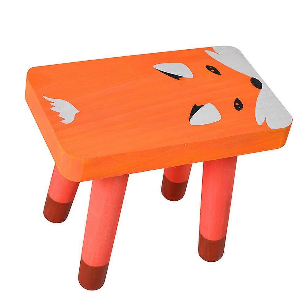 1pc Cartoon Fox Stool For And Lightweight Step Stool For Household Use Non Slip Design For Home For Boys