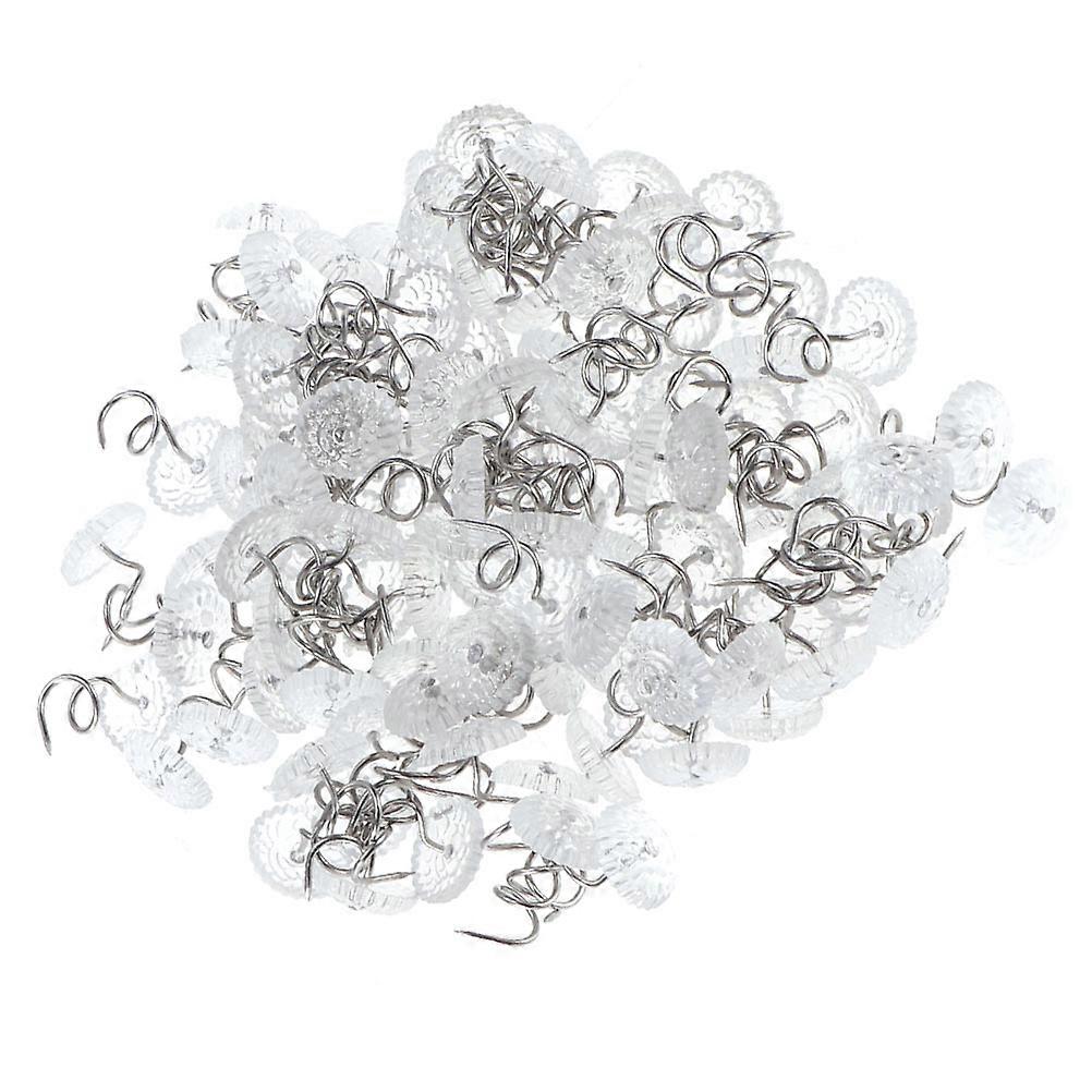 Spiral Push Pins for Bed Skirts Assorted Color Plastic 150pcs Keep Fabric in Place