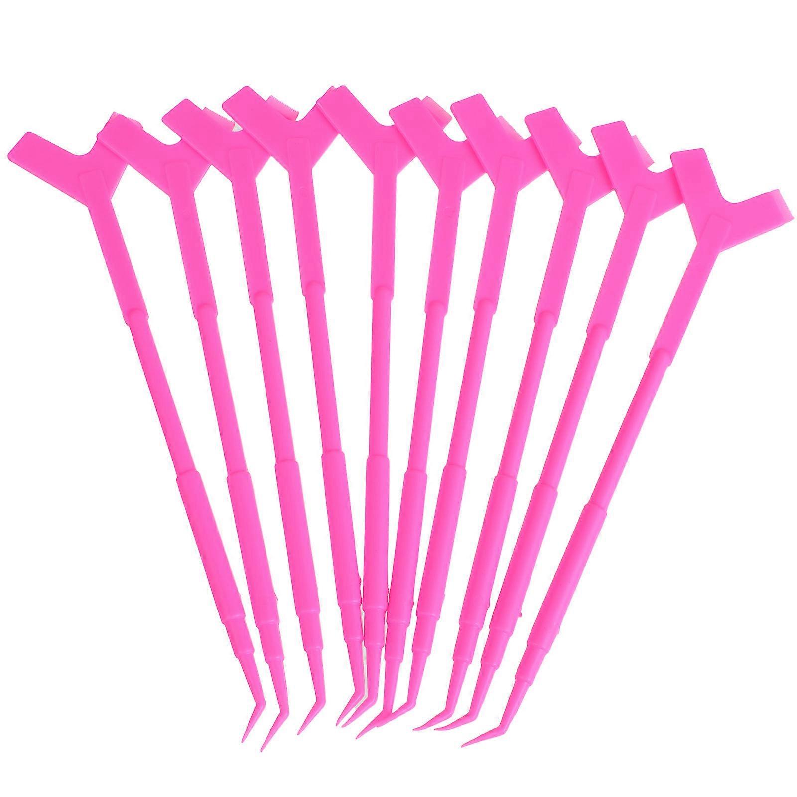 Rosy Lash Lift Tool with Brush Comb and Separator Design for Eyelash 10 Pieces