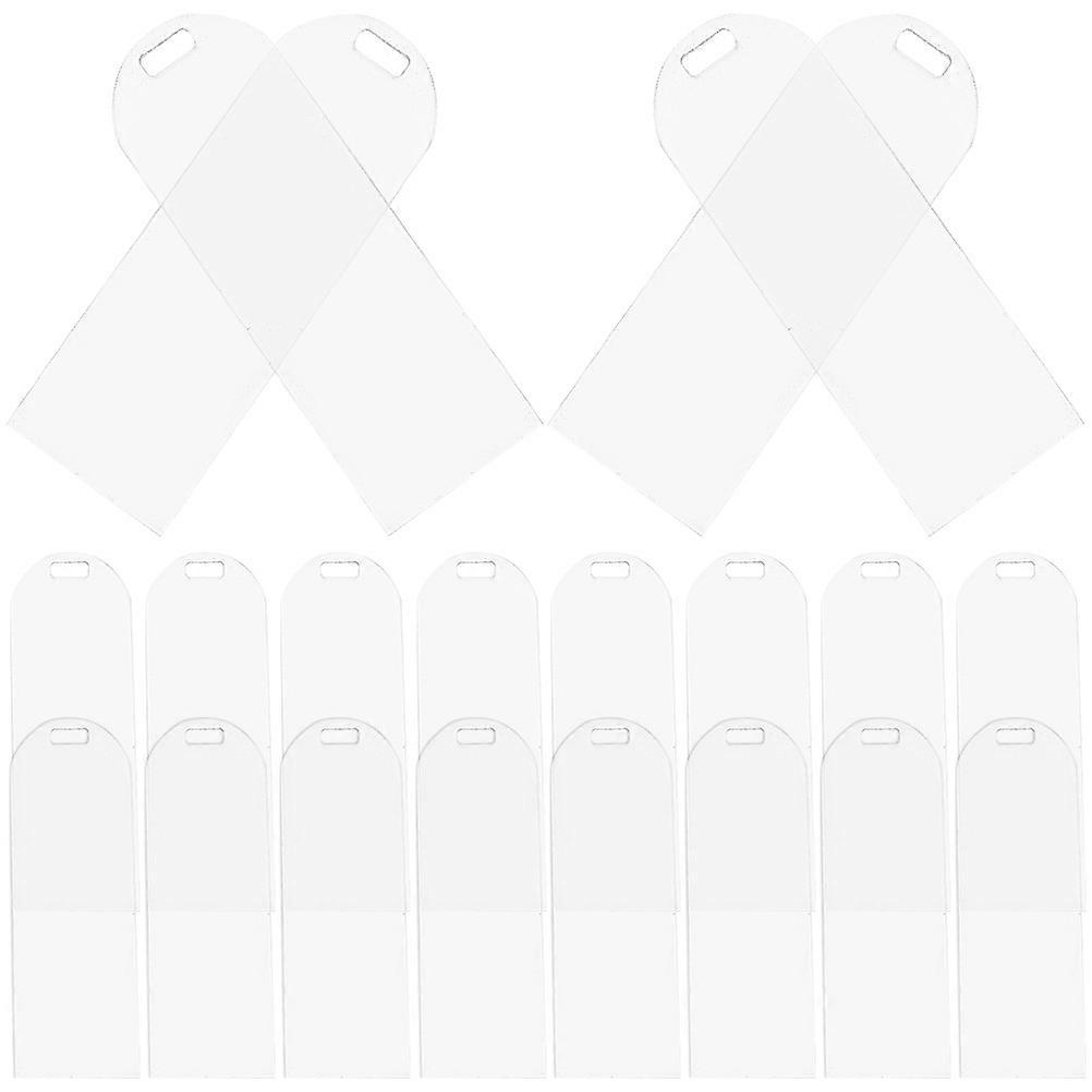 Convenient Bookmark Book Mark Blanks Acrylic Material Rigorous Manufacturing Process 20Pcs