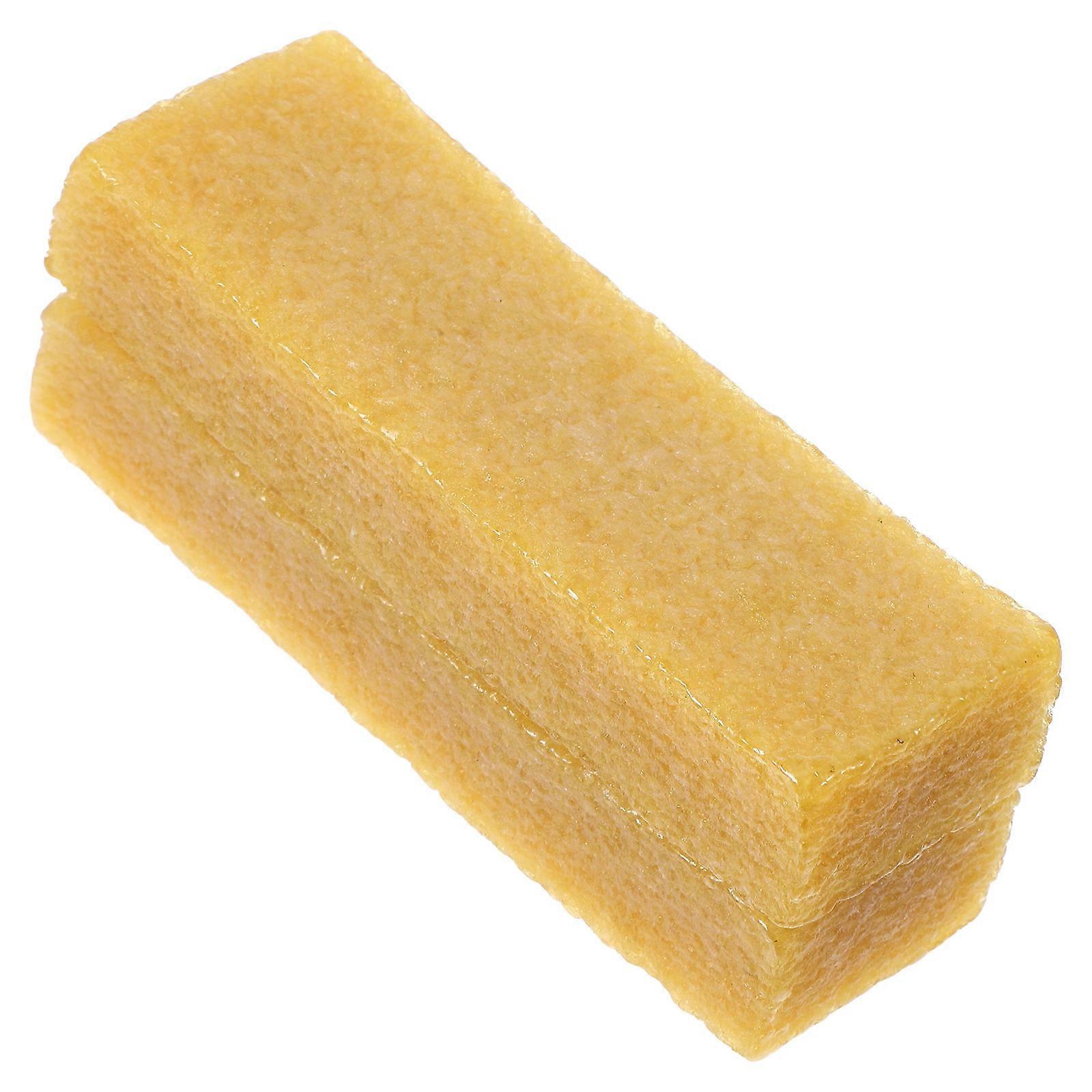 Yellow Abrasive Cleaning Stick with Natural Rubber for Sanding Belts and Discs 2pcs