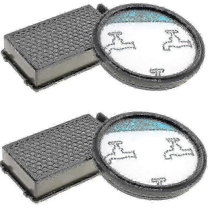 2x Set of HEPA Vacuum Cleaner Filters for Rowenta Compact Power Cyclonic Models - Compatible with RO3731EA, RO3724EA, RO3753EA, RO3786EA