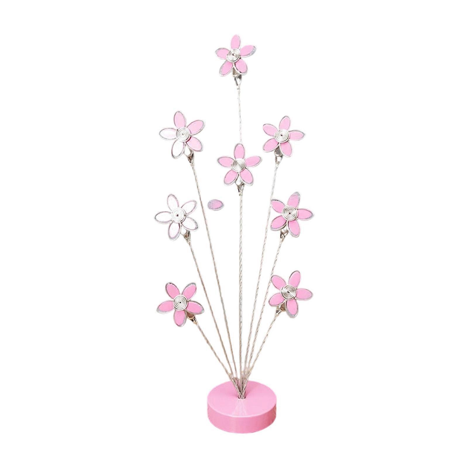 Metal 8 Branch Flower Photo Tree Holder Clip For Desktop Shelf Decors Paper Note Card Holders Display Stand Multicolor