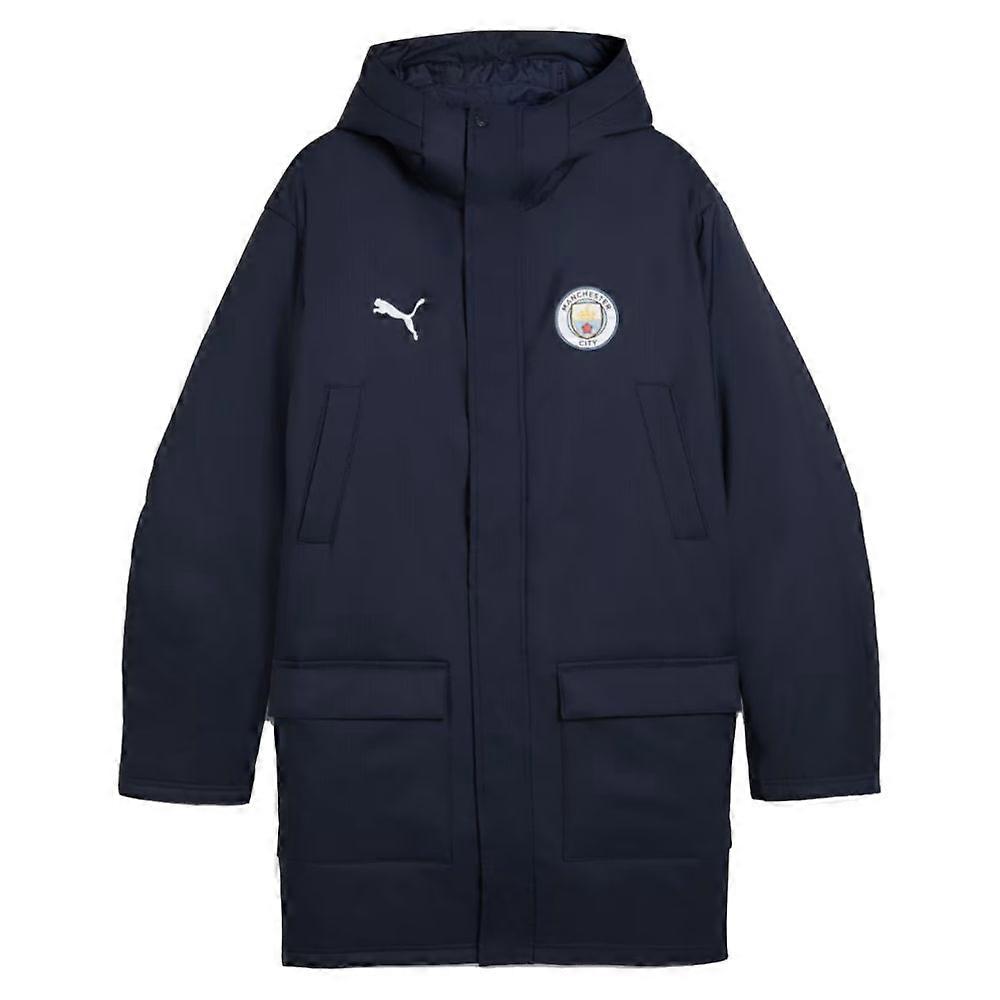 2025-2026 Man City Training Winter Coat (Deep Navy)