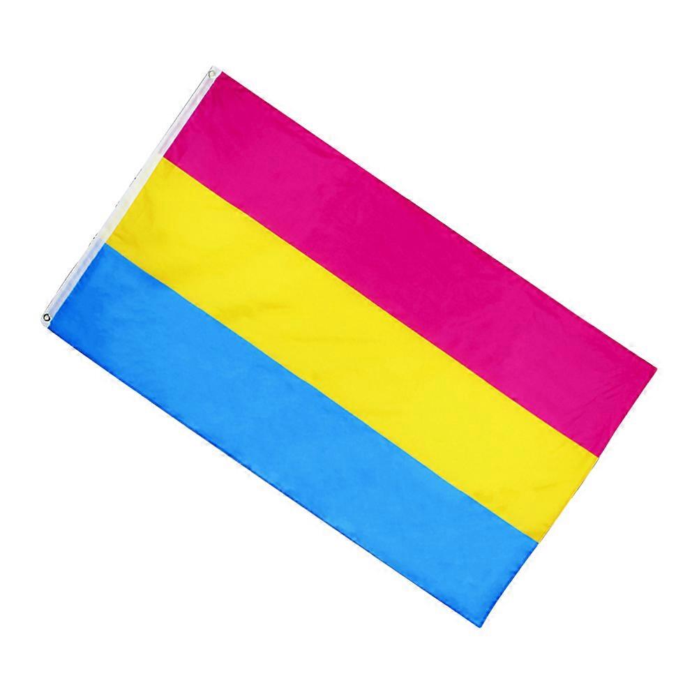 Rainbow Flag for Decoration Made of Durable Polyester with Bright Colors and Brass Grommets Multi 3x5