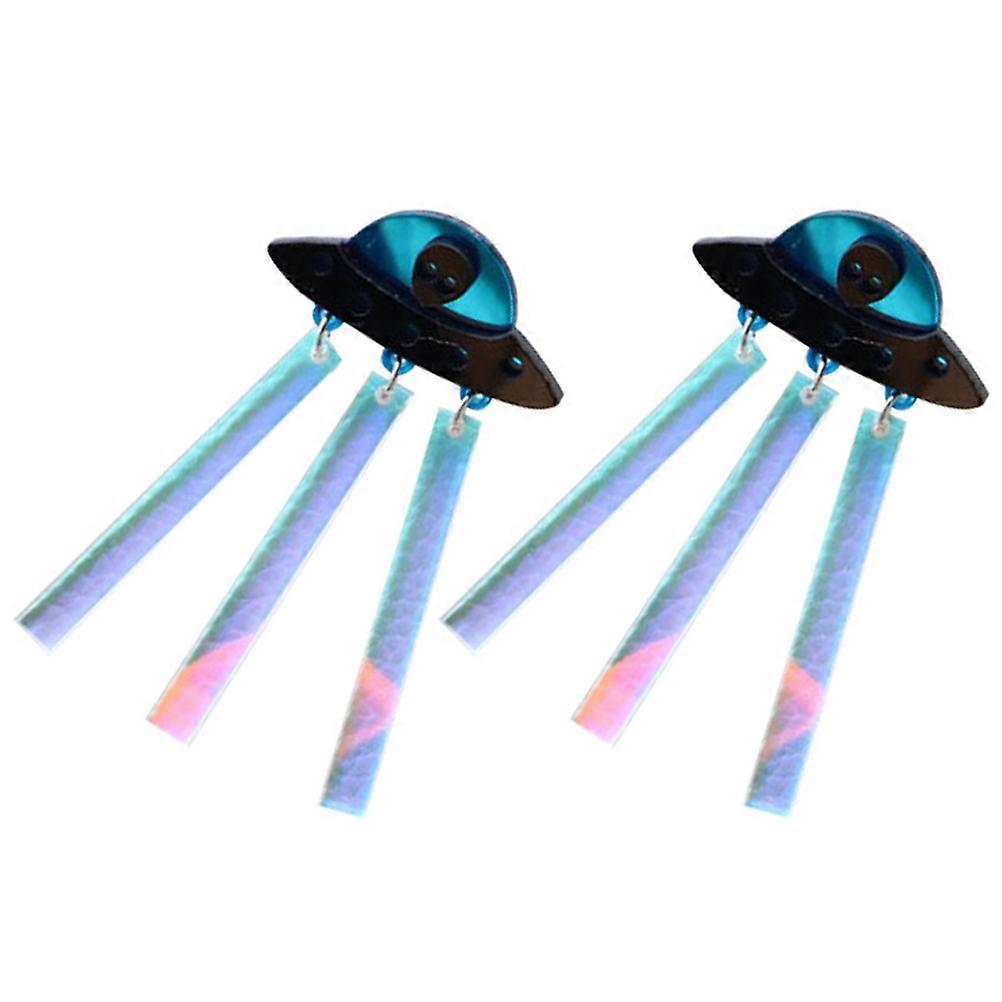 Unique Dangle Earrings Durable Function Minimalist Design Banquets Work 1 Pair