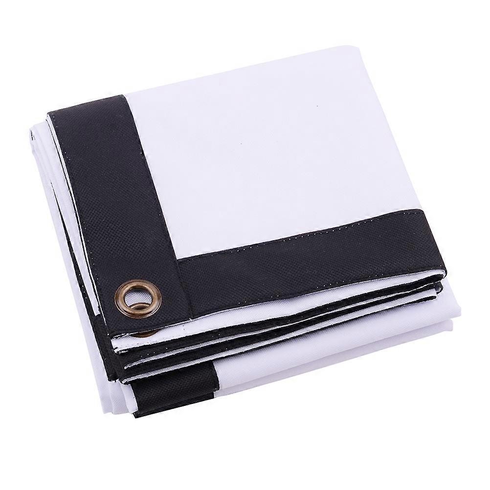 Portable Projection Screen for Home Theater and Office Use Made of Durable Canvas White 16:9 120 Inches