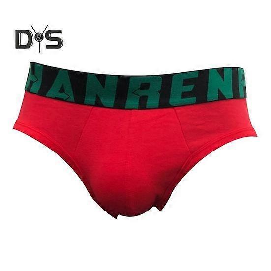 Men Briefs Wide Waistband Low-rise Triangle Cut Panties Breathable 3D Cutting Quick-Drying Seamless Design Underwear