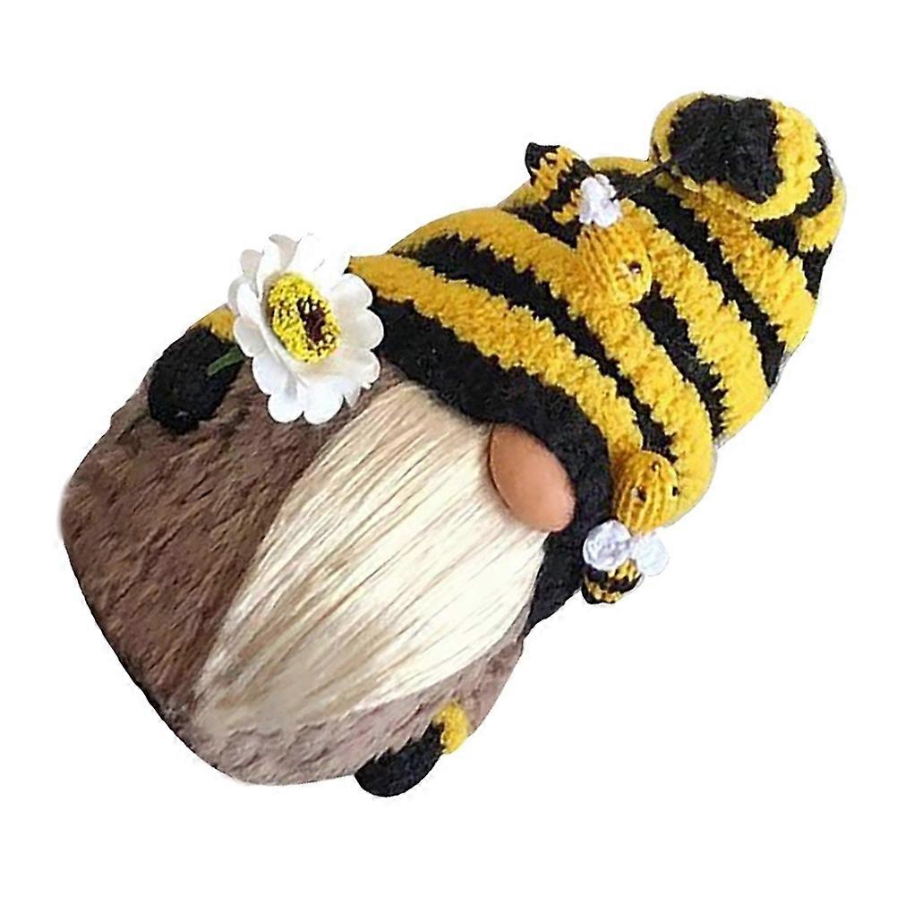 Assorted Color Knitted Bee Toy Perfect For Home Decoration 24x18x10cm 1Pc