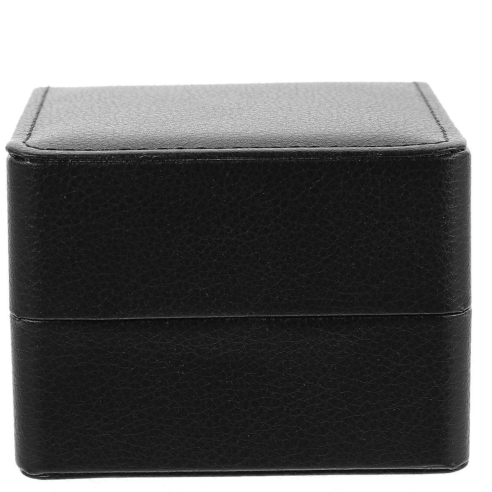 Wrist Watch Storage Box PU Watch Container Display Box for Gift Wrapping