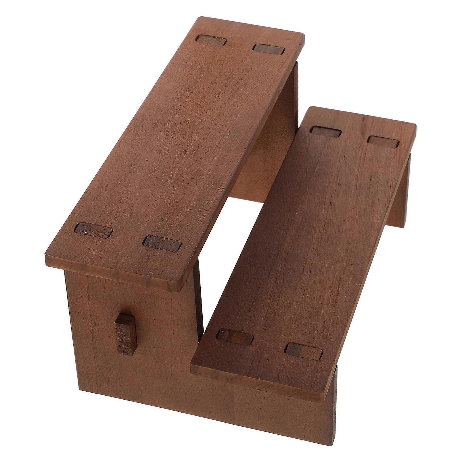 Wooden Hairpin Display Stand, Multi Functional Organizer for Bracelets, Watches, and Hair Accessories, Sturdy Desktop Storage with Elegant Display