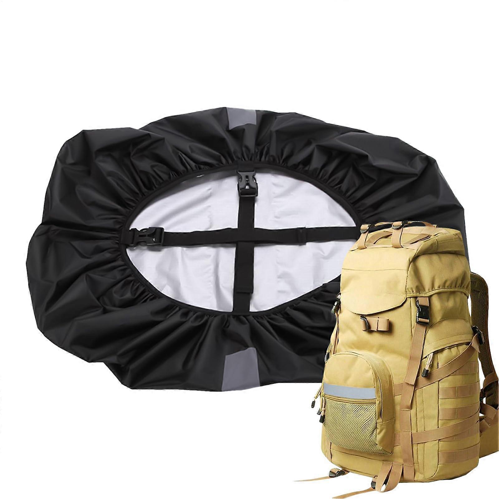 Backpack Raincover, Impermeable protective cover for backpacks, Black XL