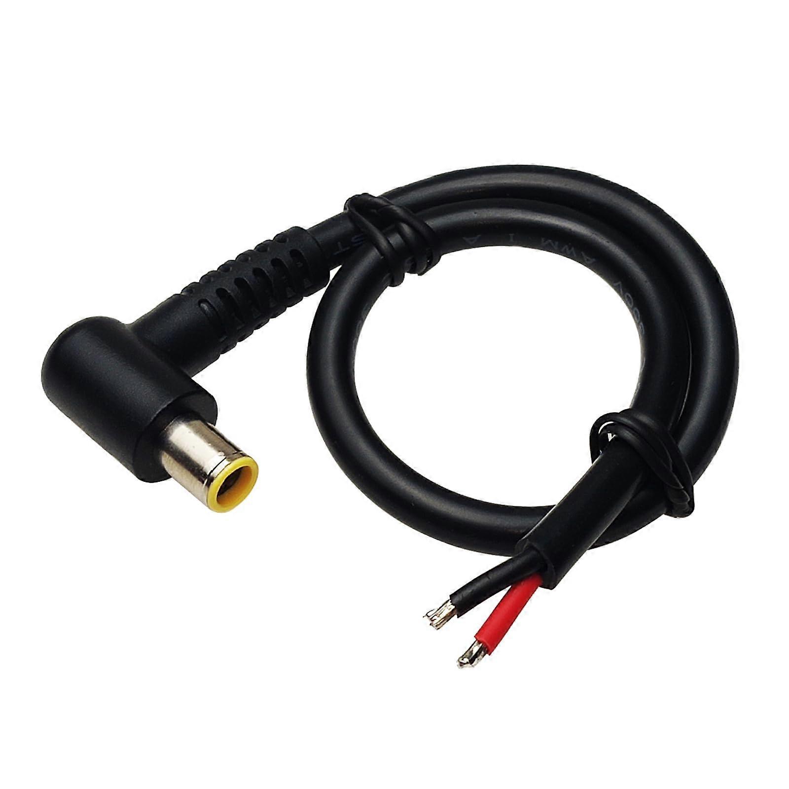 DC7909 Stromkabel 8 mm Open Plug To Bare Wire Repair Cable Open End Barrel Connector 7.9 X 5.5 Mm 1 M