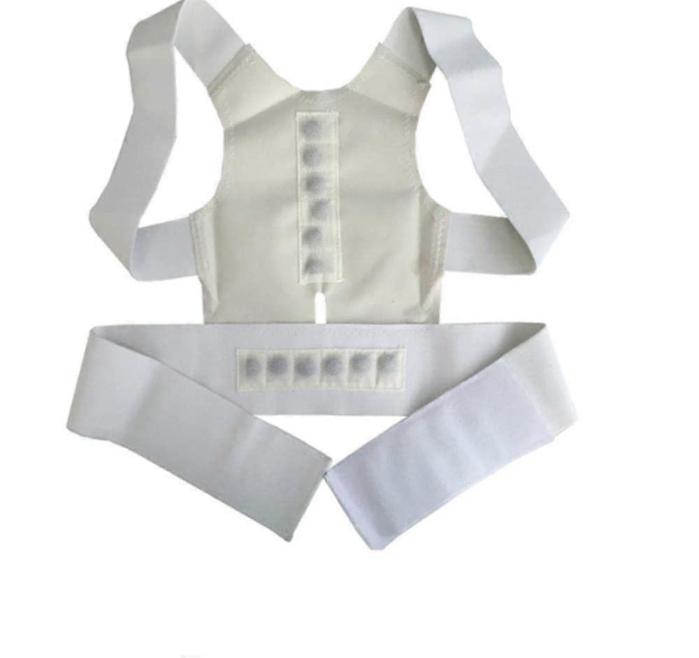 Posture Corrector Shoulder Strap Back Support for Men and Women, Black Oversized Adjustable Support Belt for Improved Posture