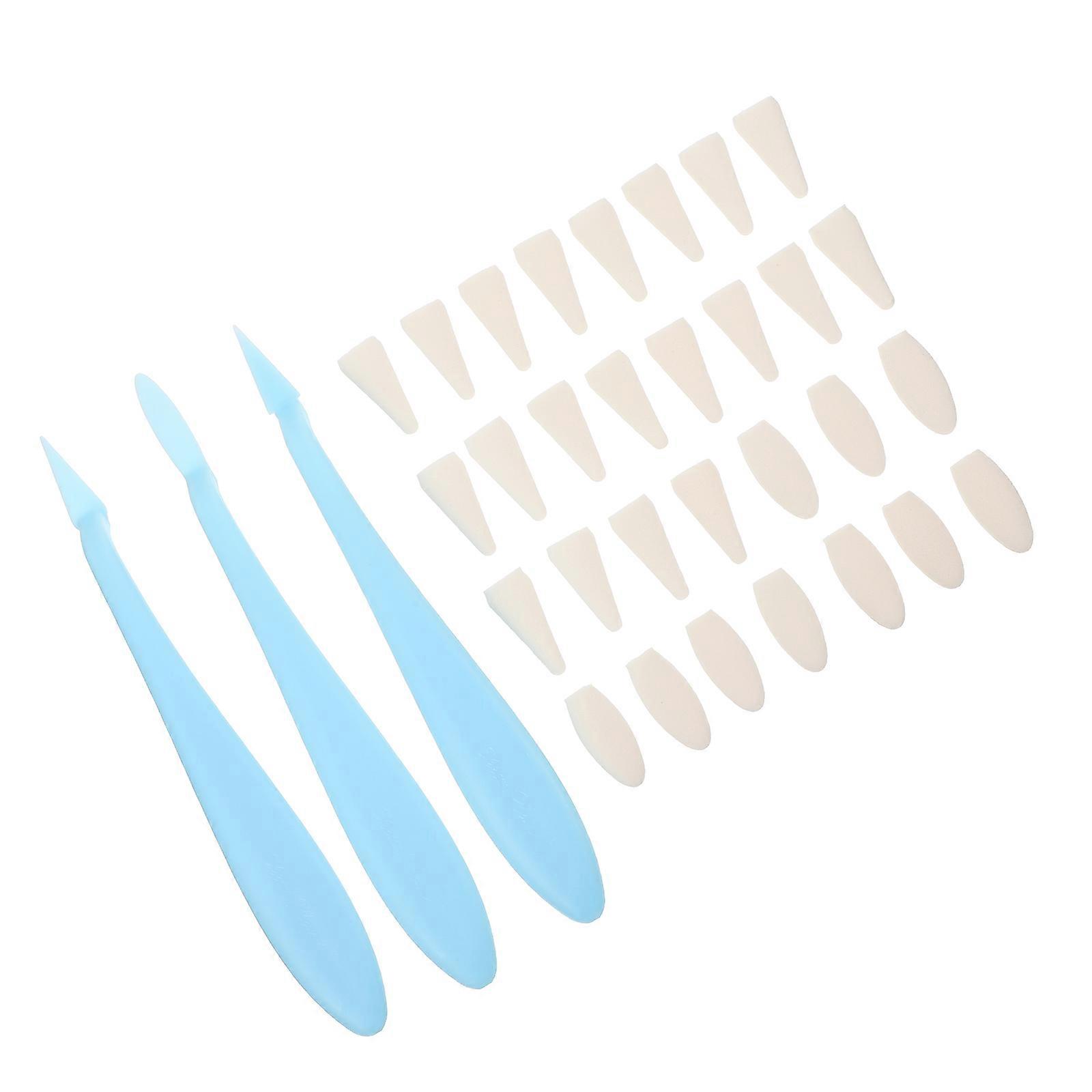 Sketch Wiper Sponge Heads 1 Set Suitable For Art Sketching Assorted Color Practical Wipe Highlights