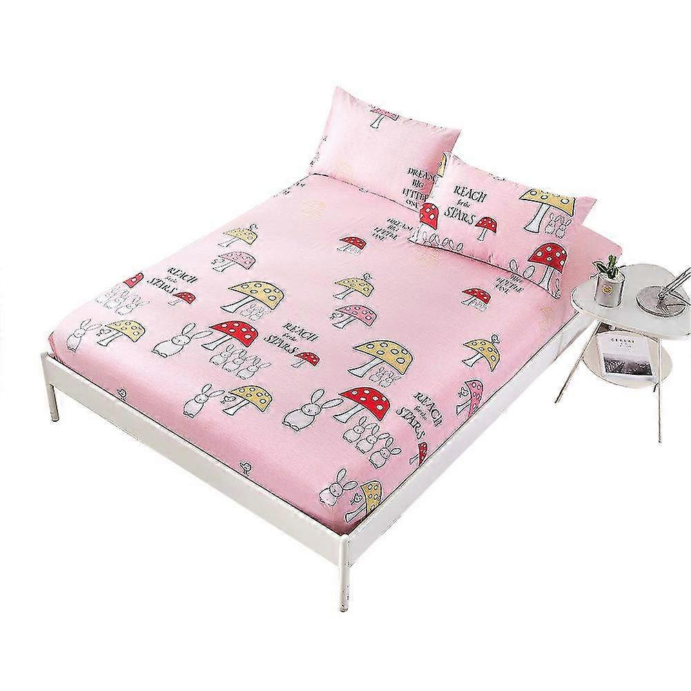 100% Cotton Soft & Comfortable Fitted Sheet 120x200cm - Breathable Bed Sheet for Ultimate Sleep Experience