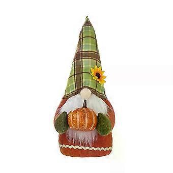 Halloween-dukke for odmu-dekorasjoner skrivebordsdekorasjoner plysjleker alv Thanksgiving ser kul ut Solsikke Nisse Tomte Høst Høst Nisse