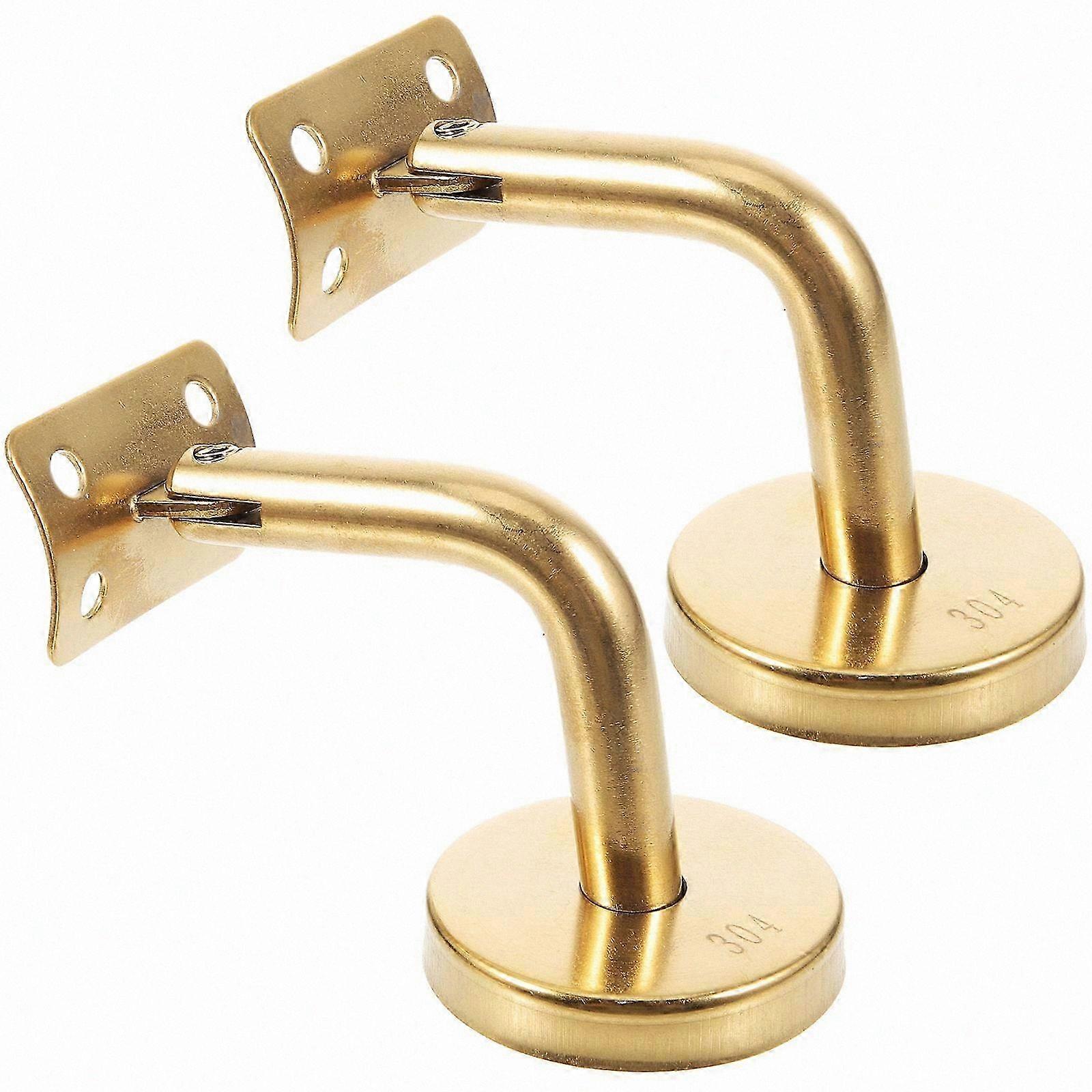 Durable Steel Bracket for Stair Handrails, Resists Rust, Ensures Stability and Longevity