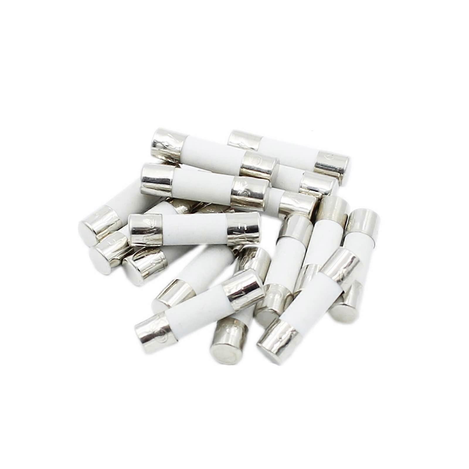 5 x 20 mm SMD Ceramic Fuse 10-Pack, 250V 2A 2.5A 3A, Fast Blow Glass Fuse for Electronics, Compatible Sizes 5x20mm 6x30mm