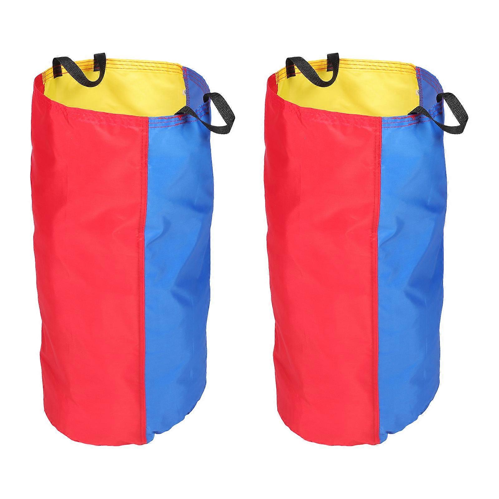 Outdoor Jumping Bag Sack Race Kids Barbecues Durable Cloth Material Colorful Design Jumping 2Pcs