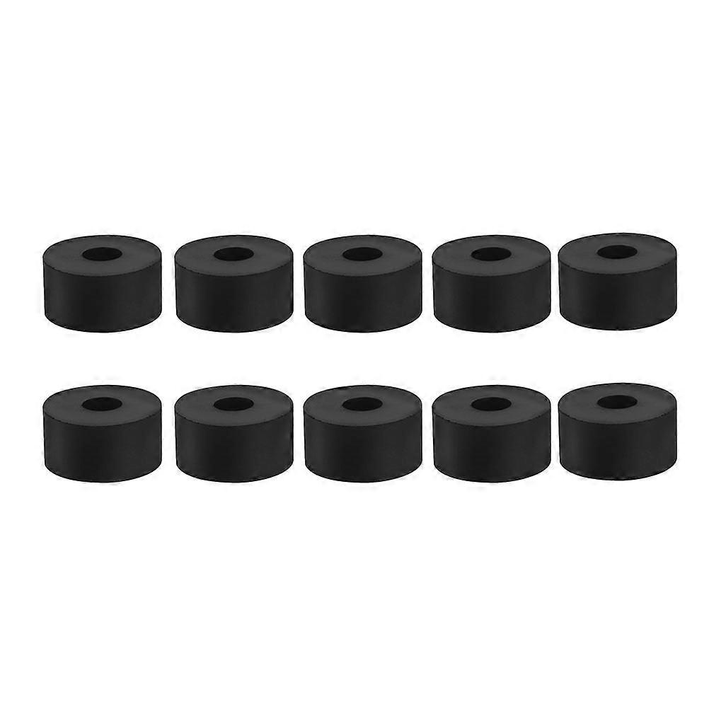 Black Rubber Flower Pot Feet with NonSlip Bottom for Home Use Stable and Durable 12PCS