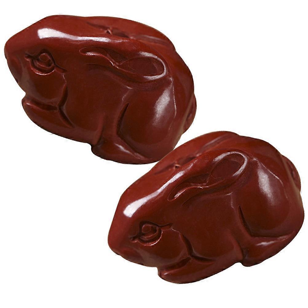 2pcs Rabbit Shaped Spacer Beads for DIY Jewelry Making – Durable & Adorable Charms for Bracelets & Craft Accessories