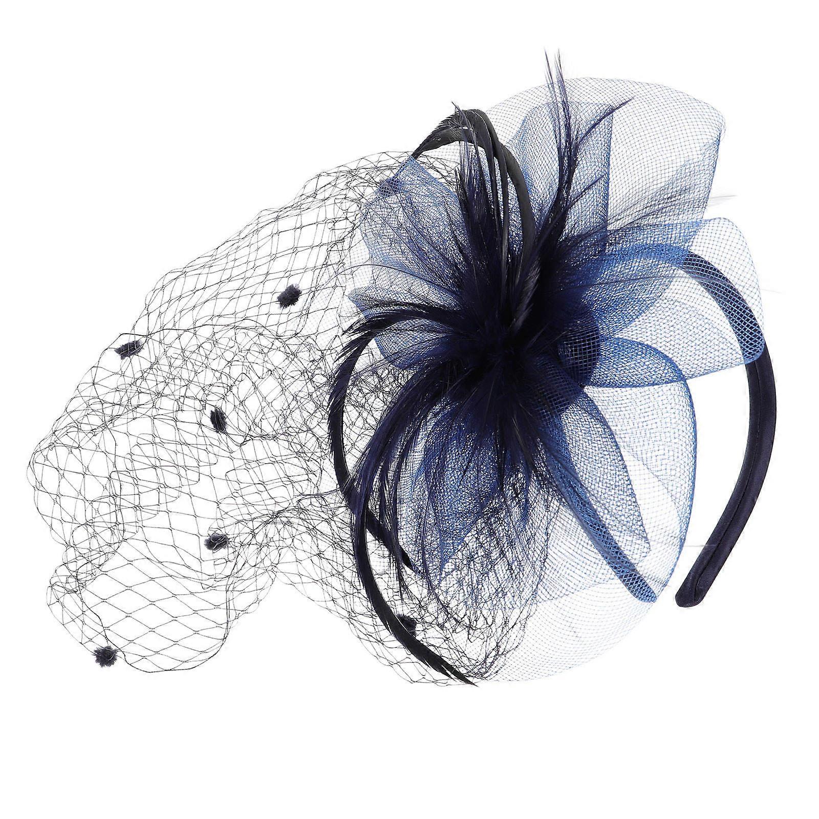Chic Mesh Party Hat Accessoire Couleur Pour Les Femmes Convient Pour Les Mariages, Les Banquets Et Le Bal De Promo 1Set