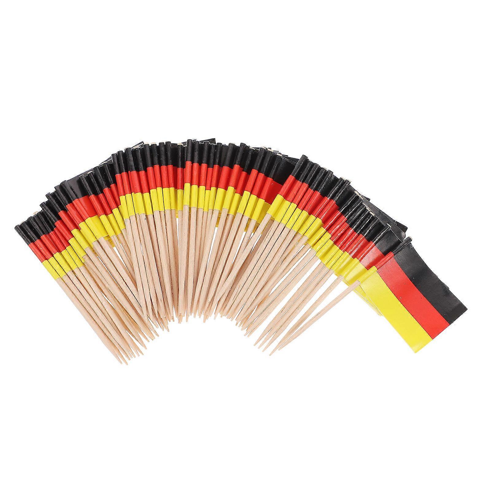 Multi Color Cake with Flags for Party Decor Bright and Chic Design Composite Material