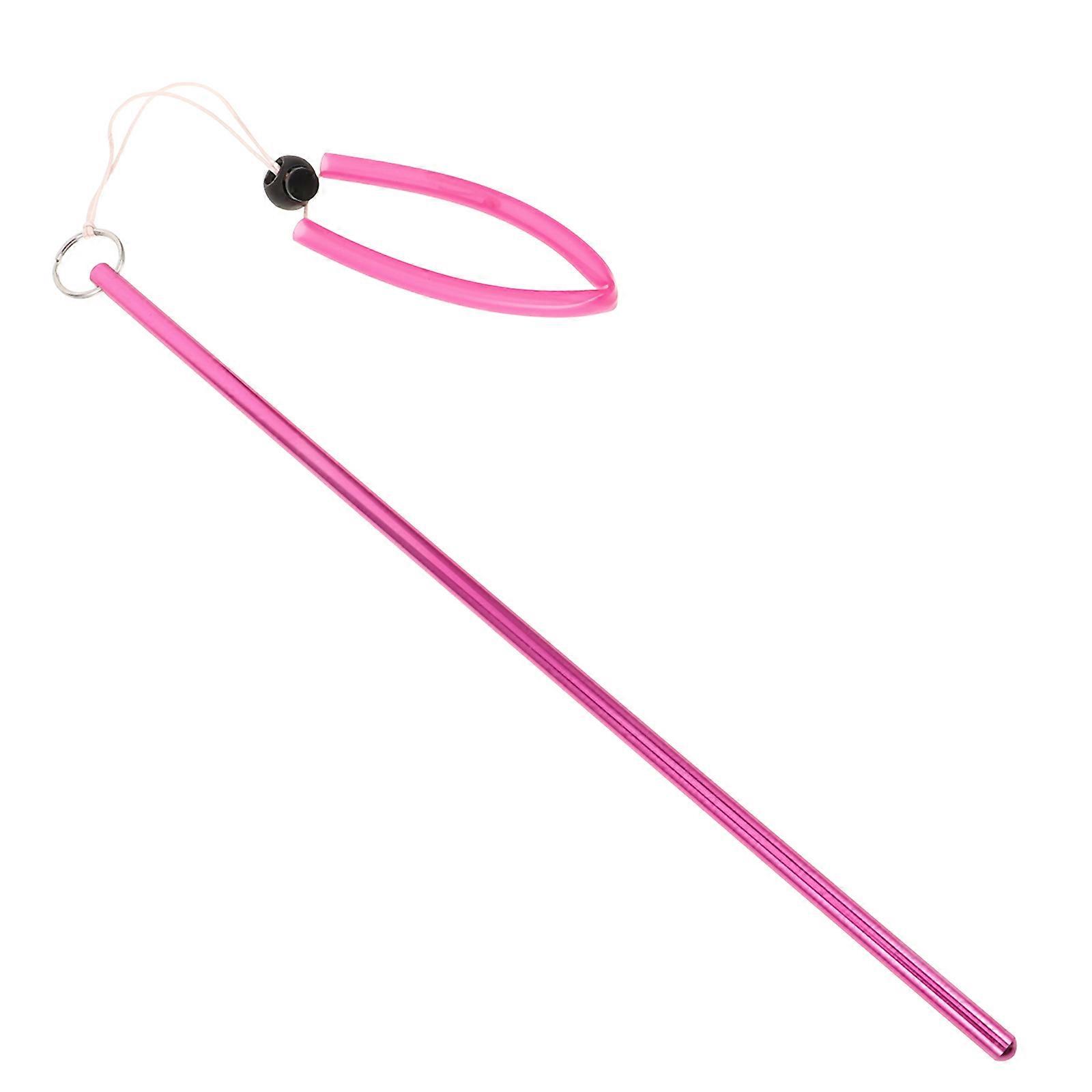 Rosy Aluminum Alloy Diving Rod with Hand Strap for Underwater Use Compact Lightweight Must-Have for