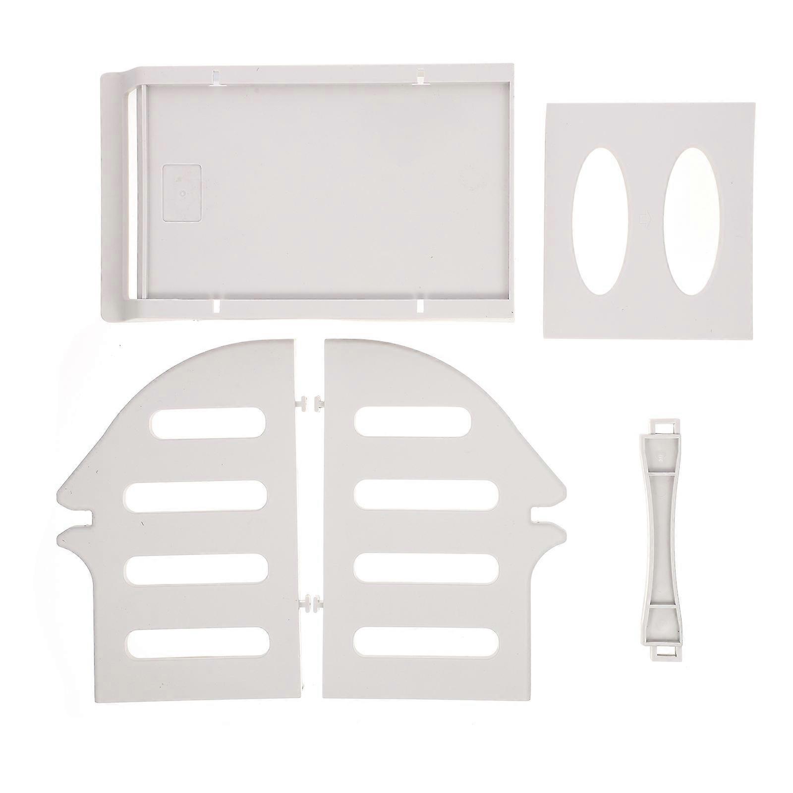 Dual Use Label Paper Holder for Home White Plastic Fits Most Desktop Printers Easy Assembly