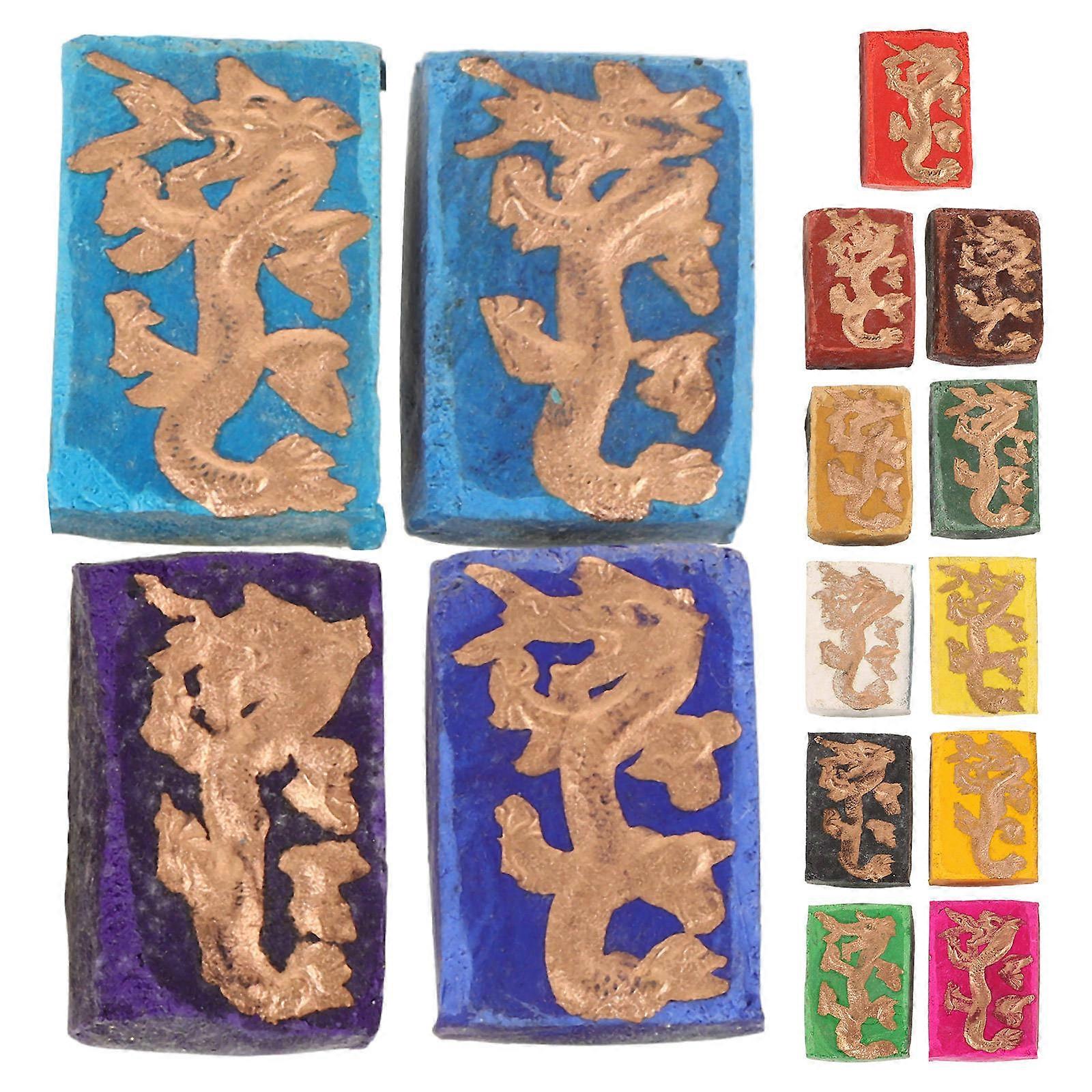 Creative Calligraphy Ink Block 15Pcs Assorted Color for Painting Use Fade-Resistant