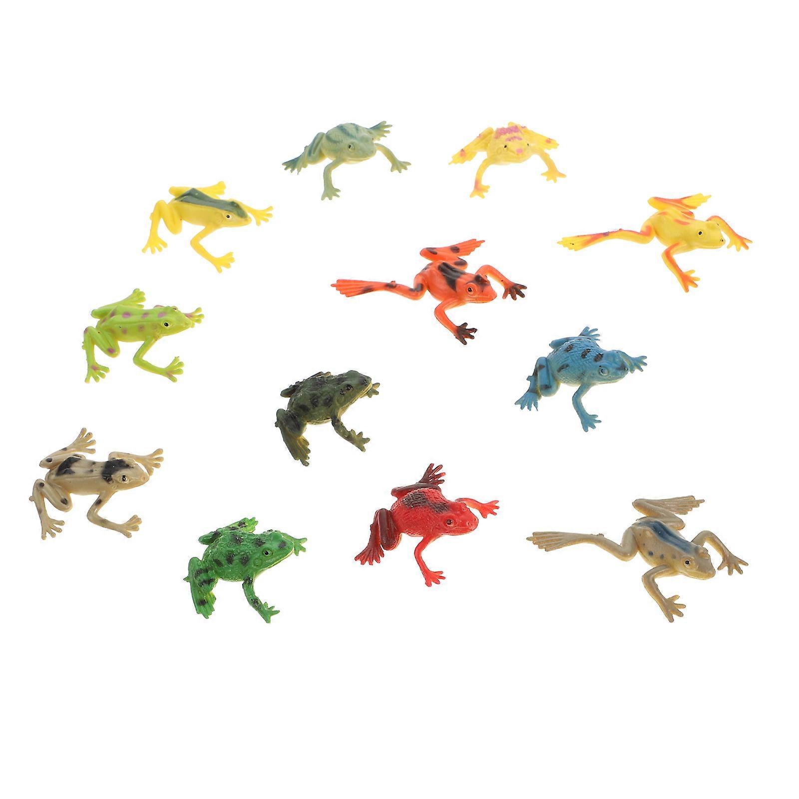 12Pcs Tropical and Toad Simulation Toy Set