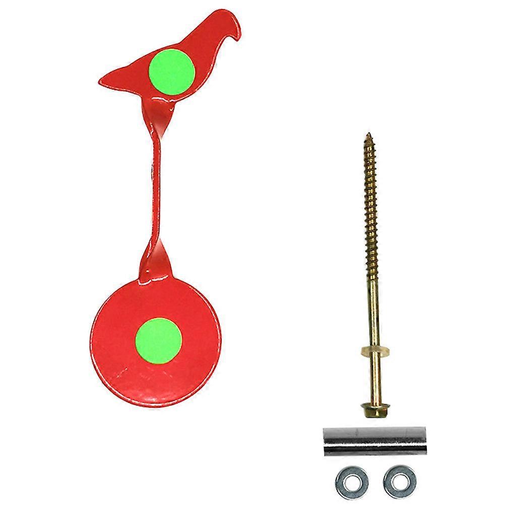 Durable Alloy Shooting Target for Outdoor Use – Easy Installation with Accessories, Bright Color for Enhanced Visibility