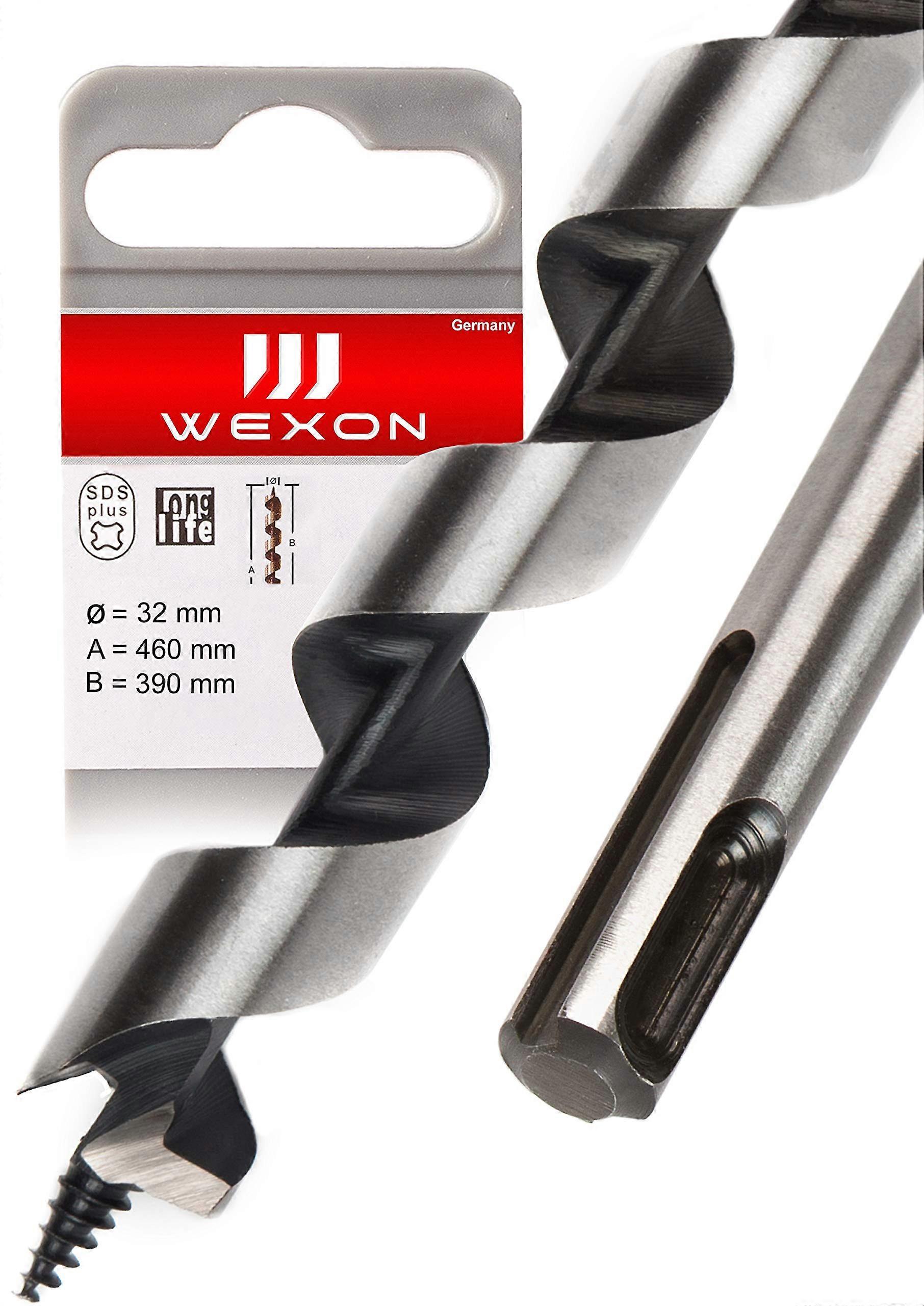 SDS Plus Auger Drill Bit 32mm x 460mm Wood Twist Compatible with Bosch Hilti Makita