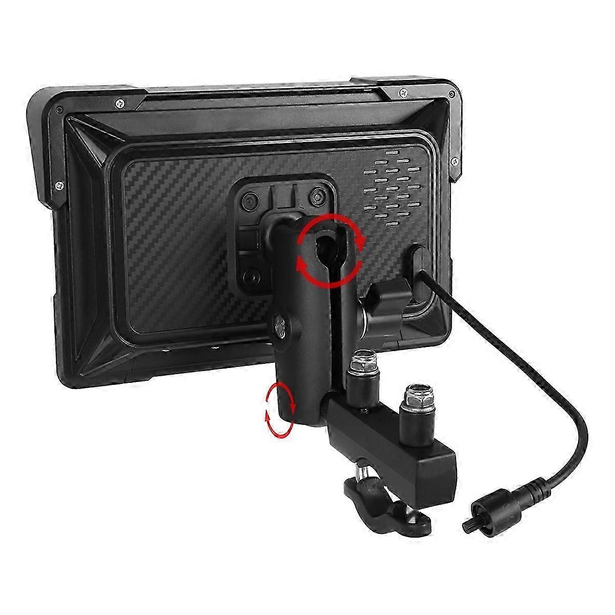 7inch Motorcycle DVR Navigation Screen Wireless Carplay for Android Auto Bluetooth Portable Monitor