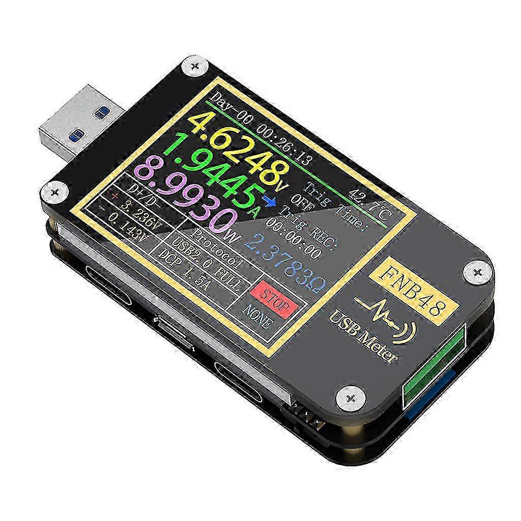 Pocket Usb Tester Voltage & Current Tester Usb C Multimeter Fast Charging SZRH A-V