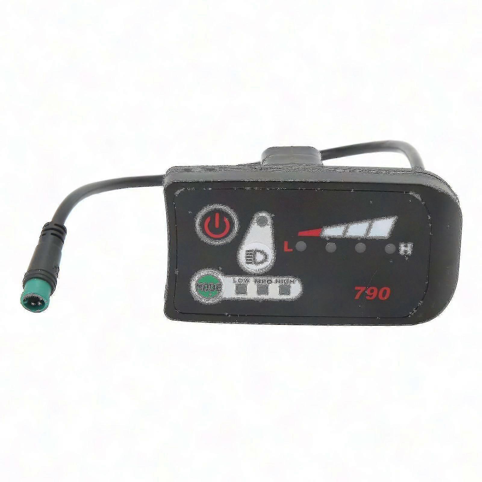 Elektrofahrrad LED Power Display Panel Wasserdichter 5P Stecker für 22,2 mm Lenker