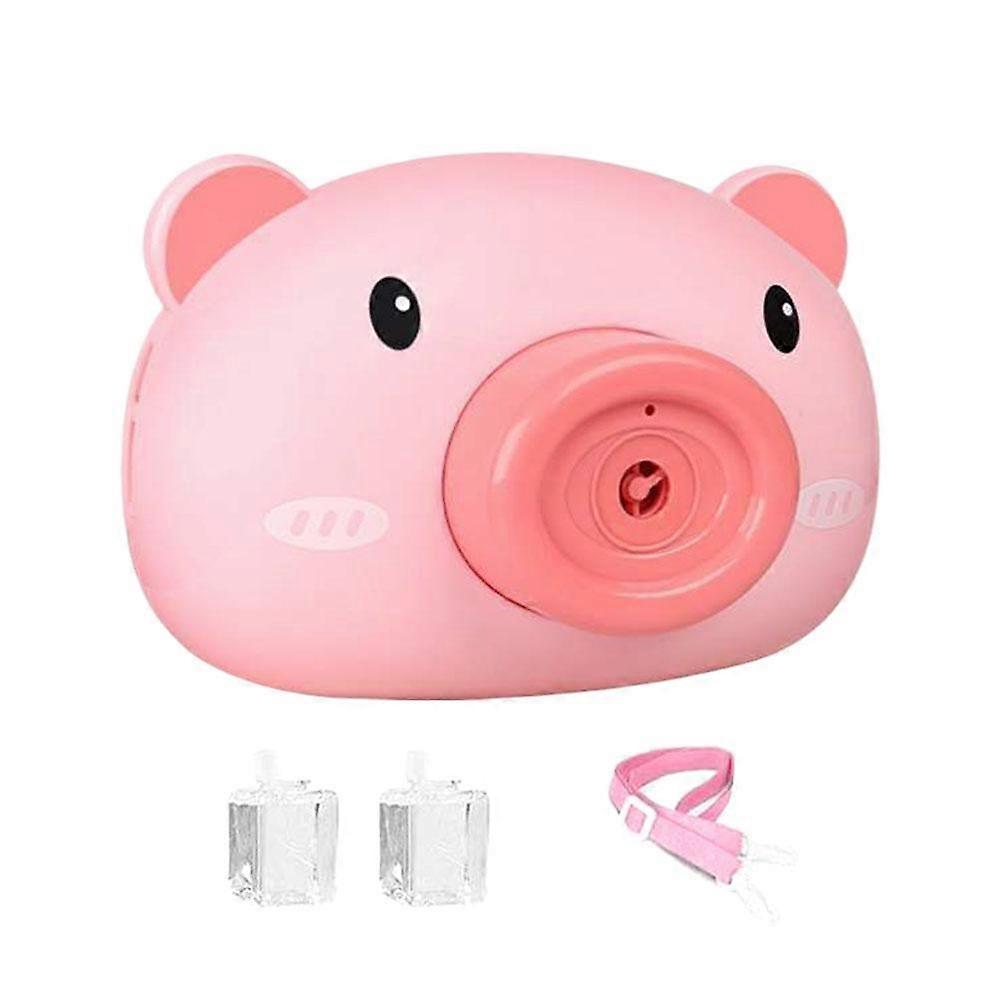 Childrens Bubble Blowing Machine Automatic Light Music Maker Camera Toy Gift