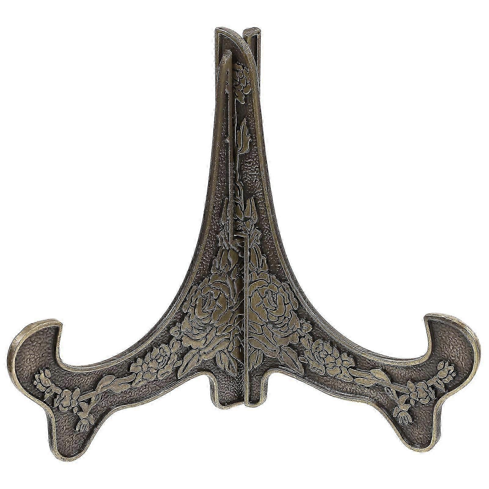 Decorative Plate Stand Picture Frame Display Stand Zinc Alloy Plate Holder Desktop Plate Stand-FCY