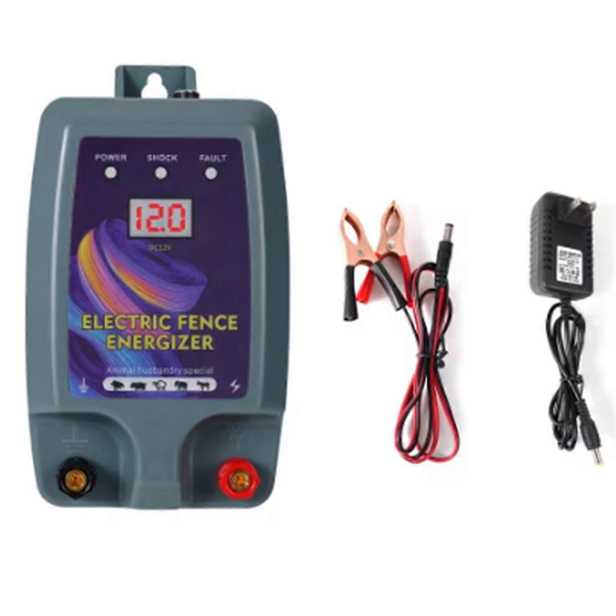 Electric Fence, with Battery Power Clip Connector Farm Cattle Sheep Poultry Captive Security Fence