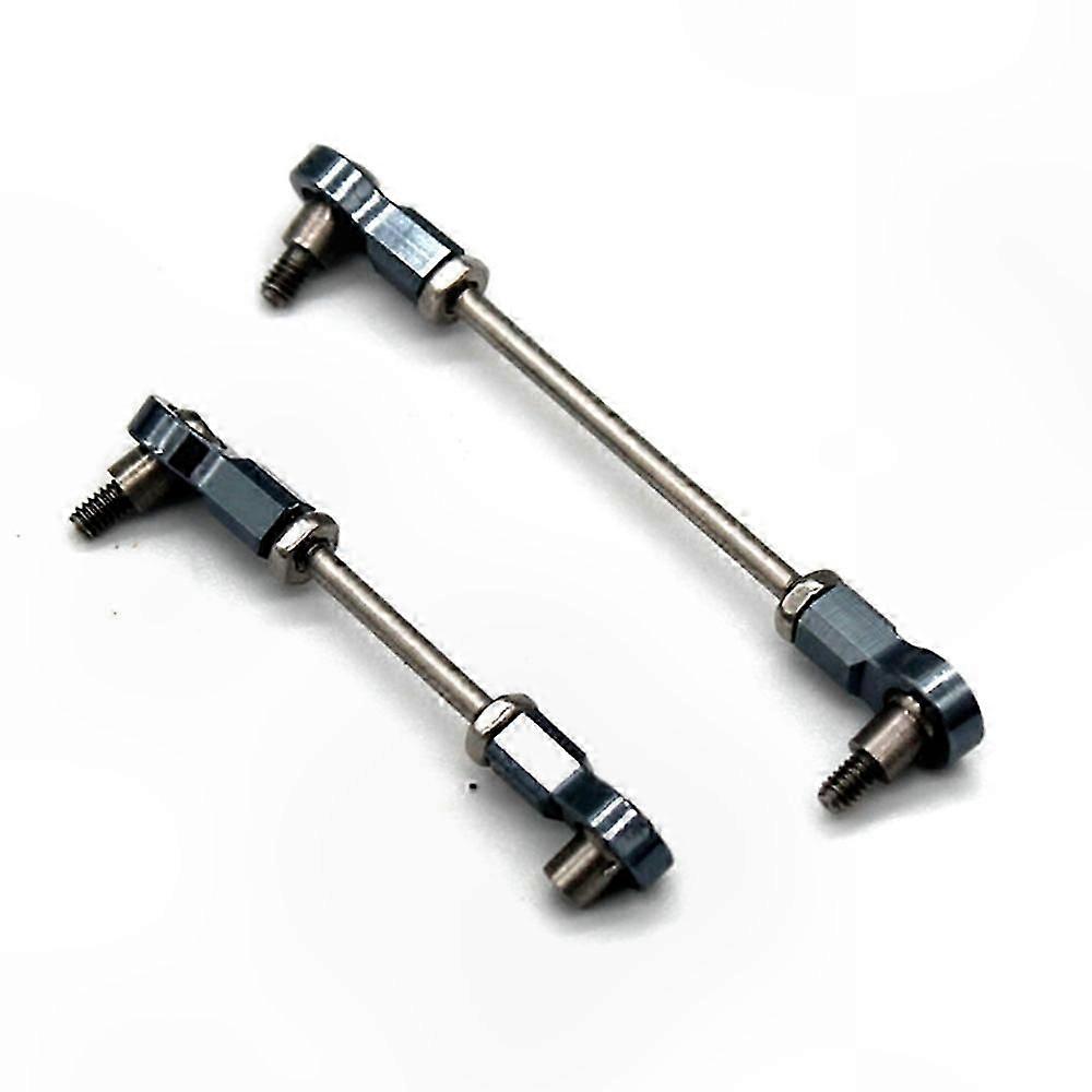 Metal Steering Link Rod Set for 1/28 RC Car Upgrade Parts, Compatible with Multiple Models