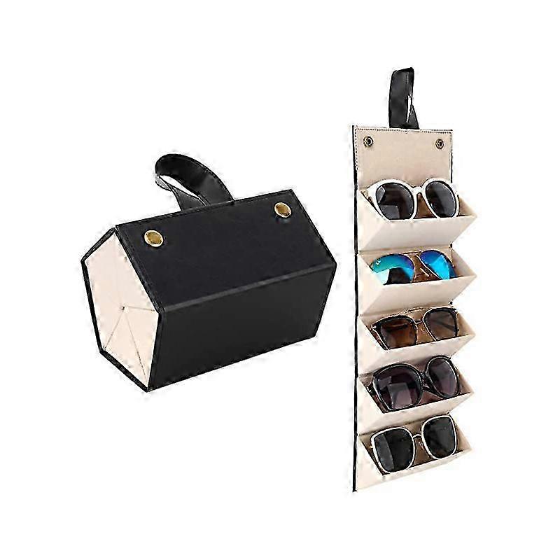 Glasses Case Travel Sunglasses Organizer Multiple Slots Hanging