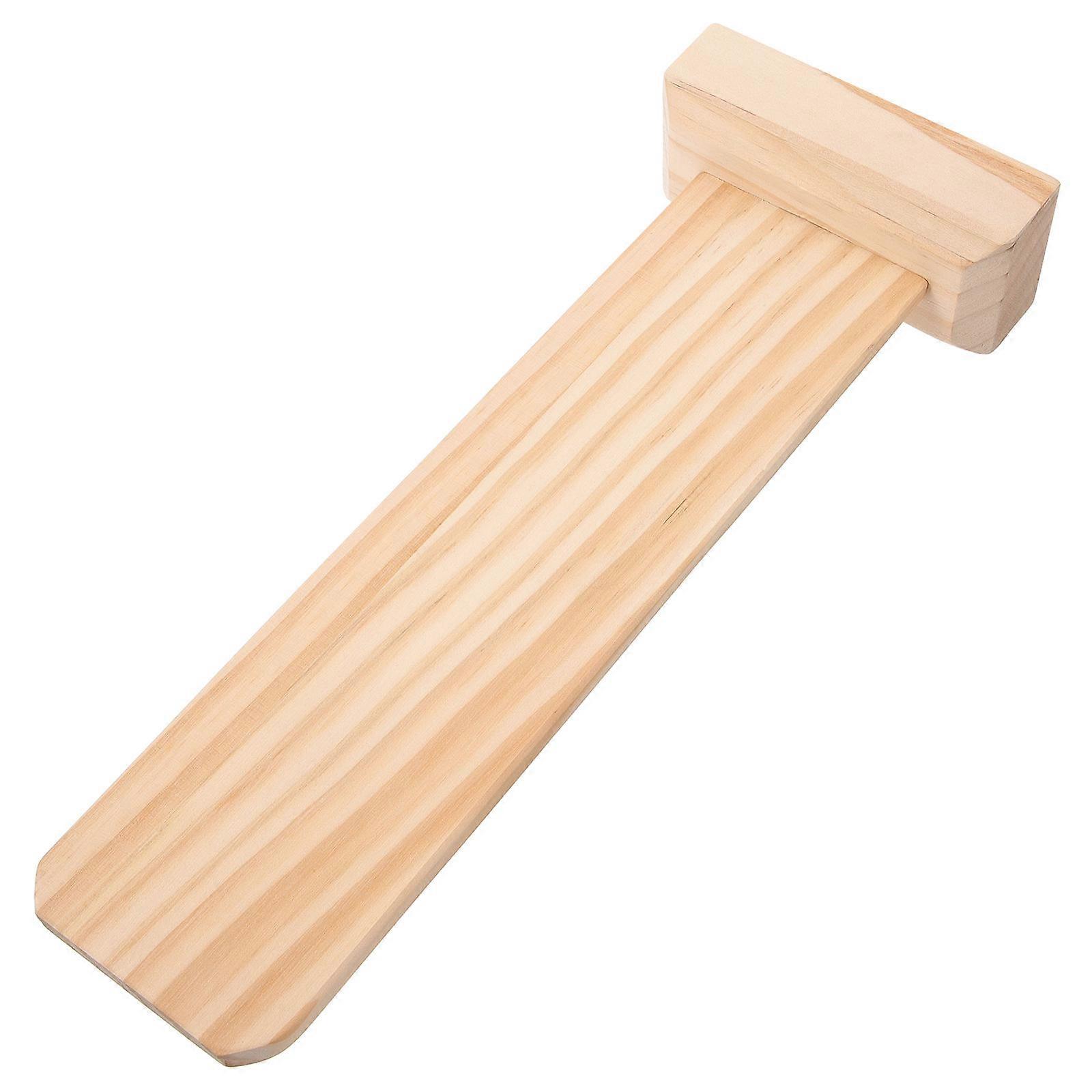 2pcs Blank Wooden Memorial Tablet for Temple