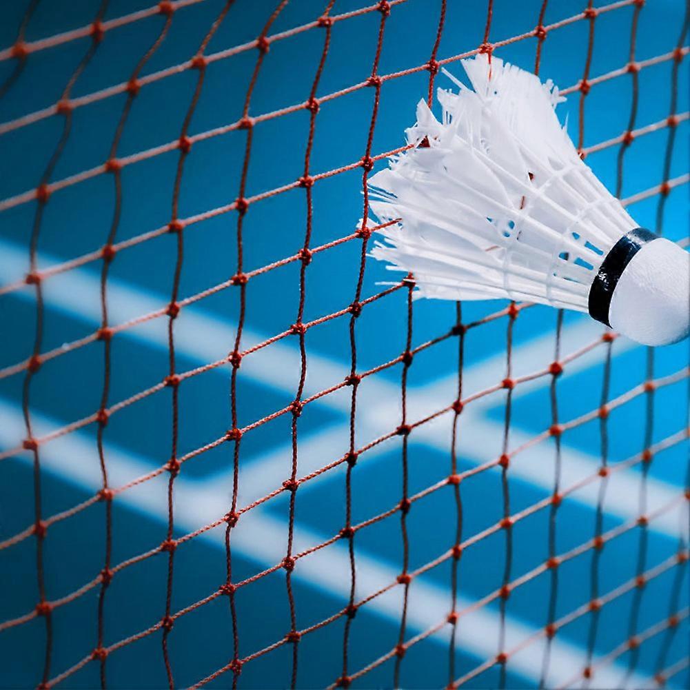 Professional Badminton Net 20x2.5ft White Red Polypropylene