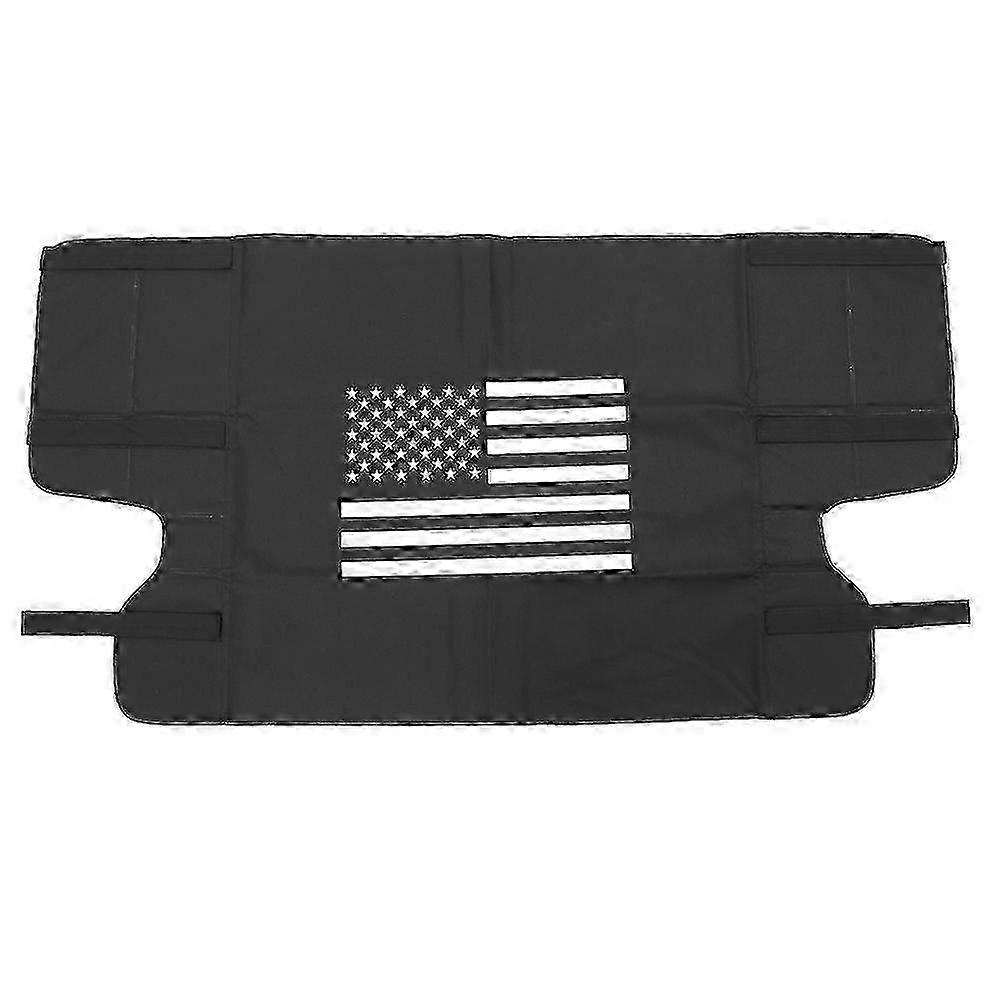 Laderaumabdeckung mit Stars & Stripes Muster für Jeep Wrangler Top oder Topless Modelle