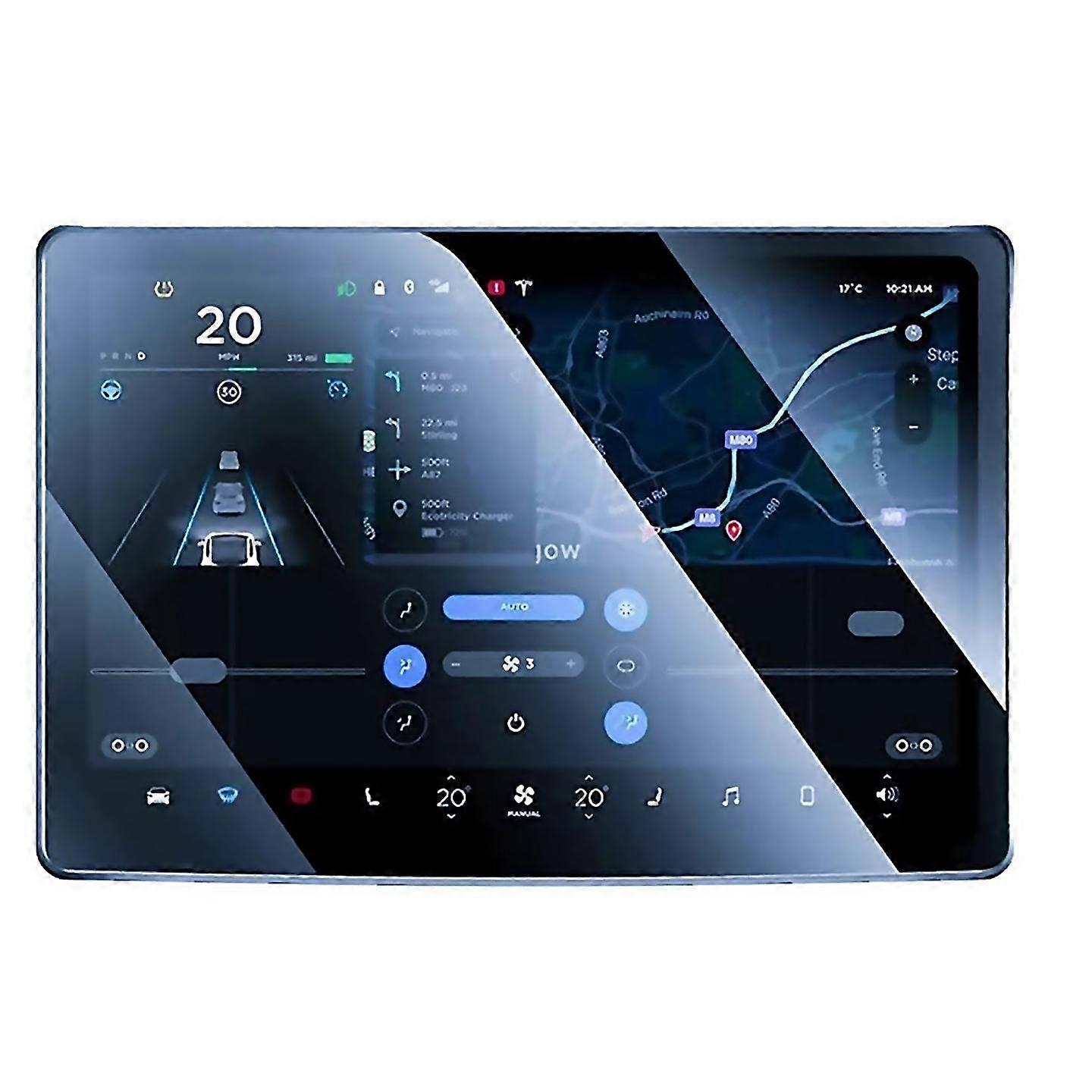 For Tempered Glass Film For Center Control Touch Screen Protective