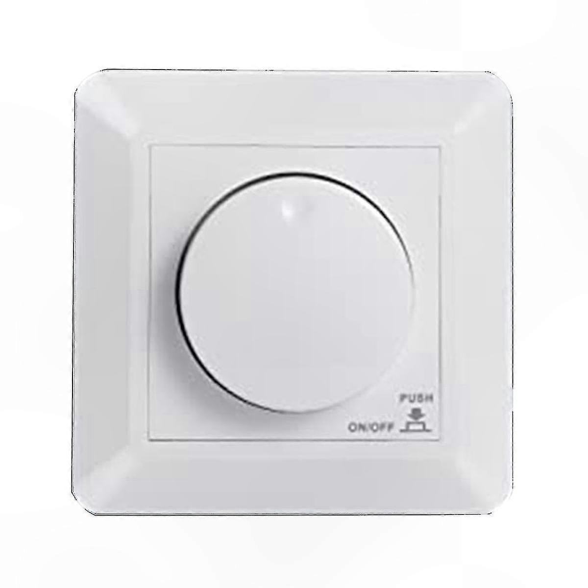 Dimmer Switch for LED and Halogen, 5-300W Flush Mount Lighting Control