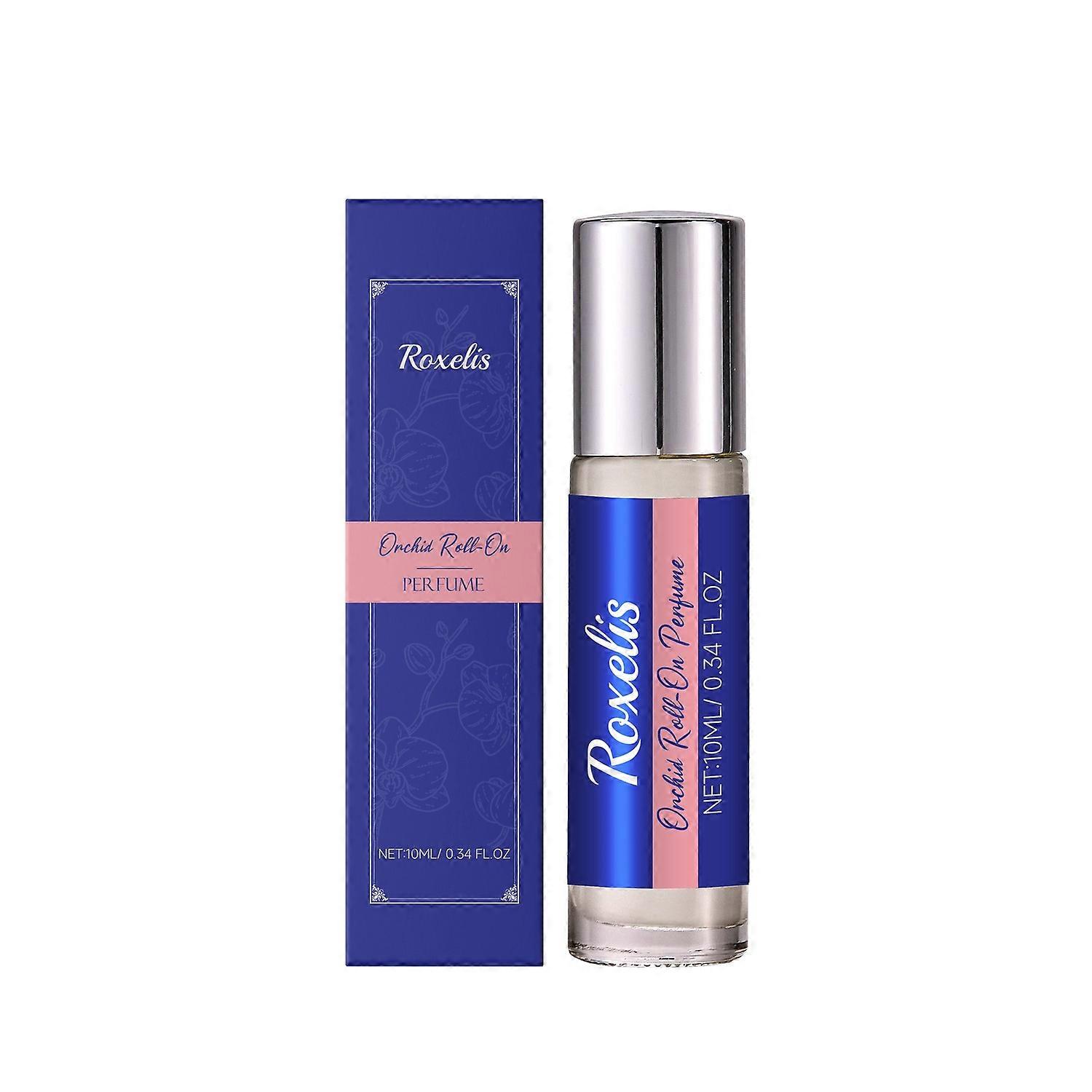 1-6x ROXELIS Orchid Roll-On Perfume 10ml Portable Elegant Fragrance for Women Long Lasting Fresh Flo