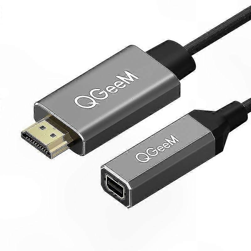 HDMI to Mini DP Adapter Cable, 4K@30Hz Resolution, UHD Compatible Connector