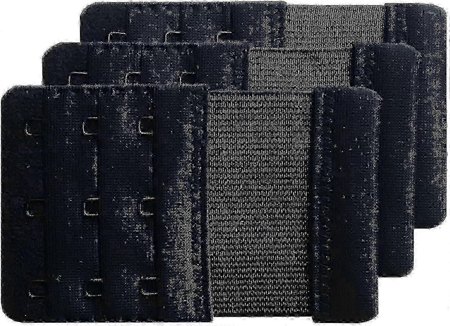 3-Piece Women's Soft and Comfortable Bra Extenders with 3 Hooks